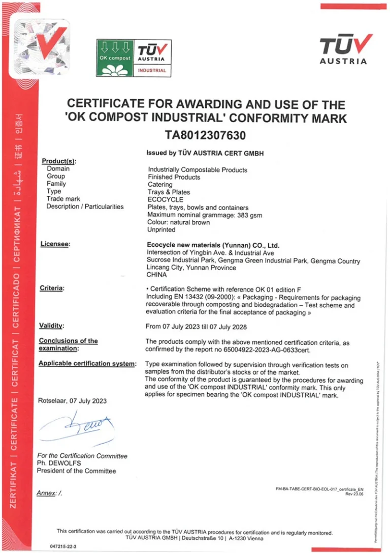 2023 OK compost industrial certificate